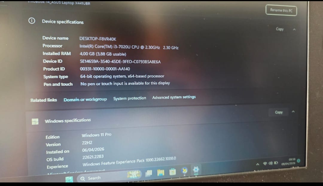 Asus VivoBook Core i3 Dual VGA